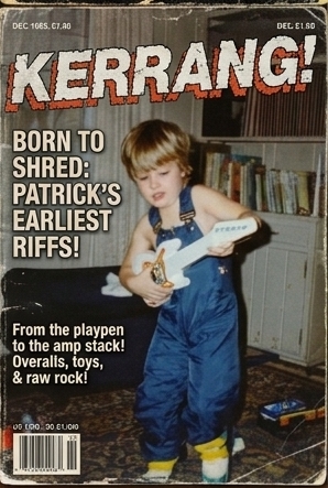 Kerrang! cover — Dec 1985 · Born to shred