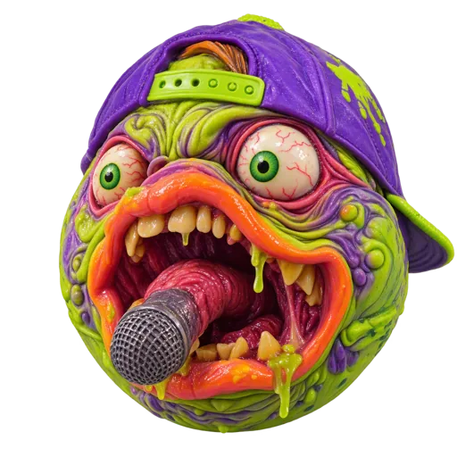 Epic Eddie — a gross-out rubber ball for Faith No More