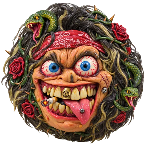 Jungle Jimmy — a gross-out rubber ball for Guns N' Roses