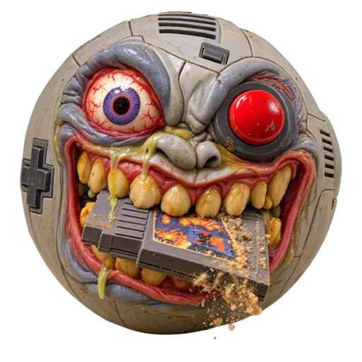 Blow-Hard Bart — a gross-out rubber ball for Nintendo